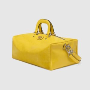Gucci Soft Leather Backpack Yellow | AlmaBagz