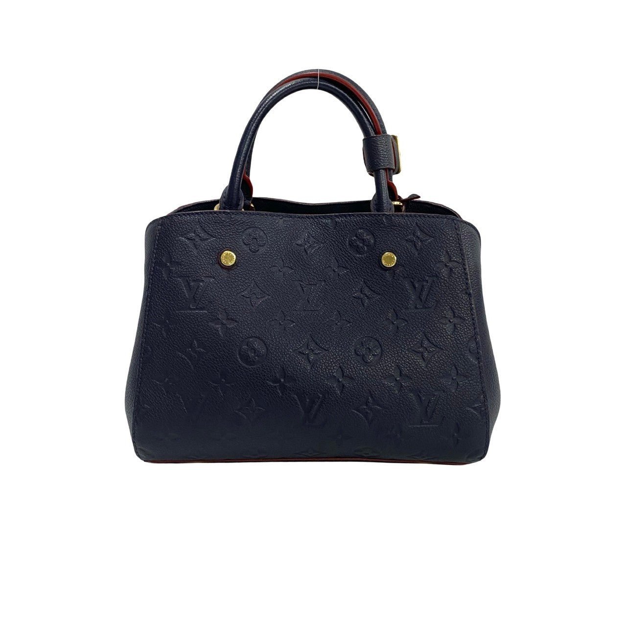 LOUIS VUITTON Shoulder Bag Monogram Ann Platt Navy Monogram Unplant Montaigne BB Women Used | AlmaBagz - Image 4