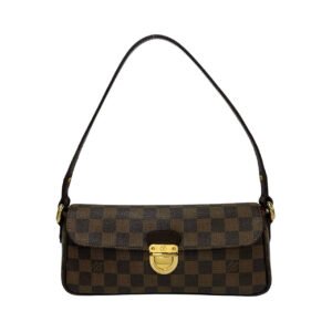 LOUIS VUITTON Shoulder Bag Leather, PVC Brown Damier Ravello PM Women Used | AlmaBagz