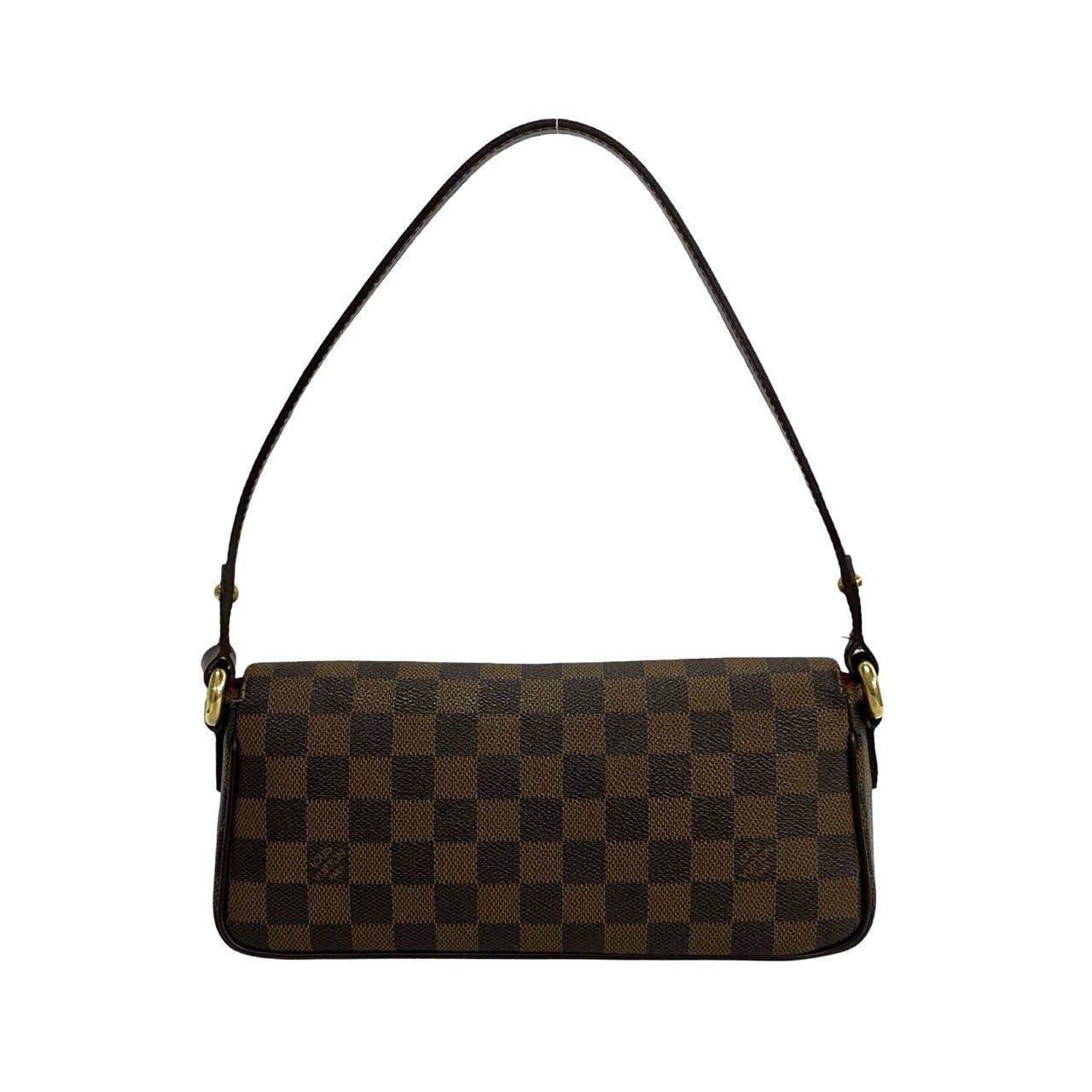 LOUIS VUITTON Shoulder Bag Leather, PVC Brown Damier Ravello PM Women Used | AlmaBagz - Image 4