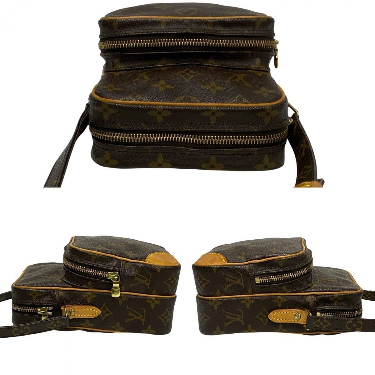 LOUIS VUITTON Shoulder Bag Leather, PVC Brown Monogram Amazone Women(Unisex) Used | AlmaBagz - Image 5