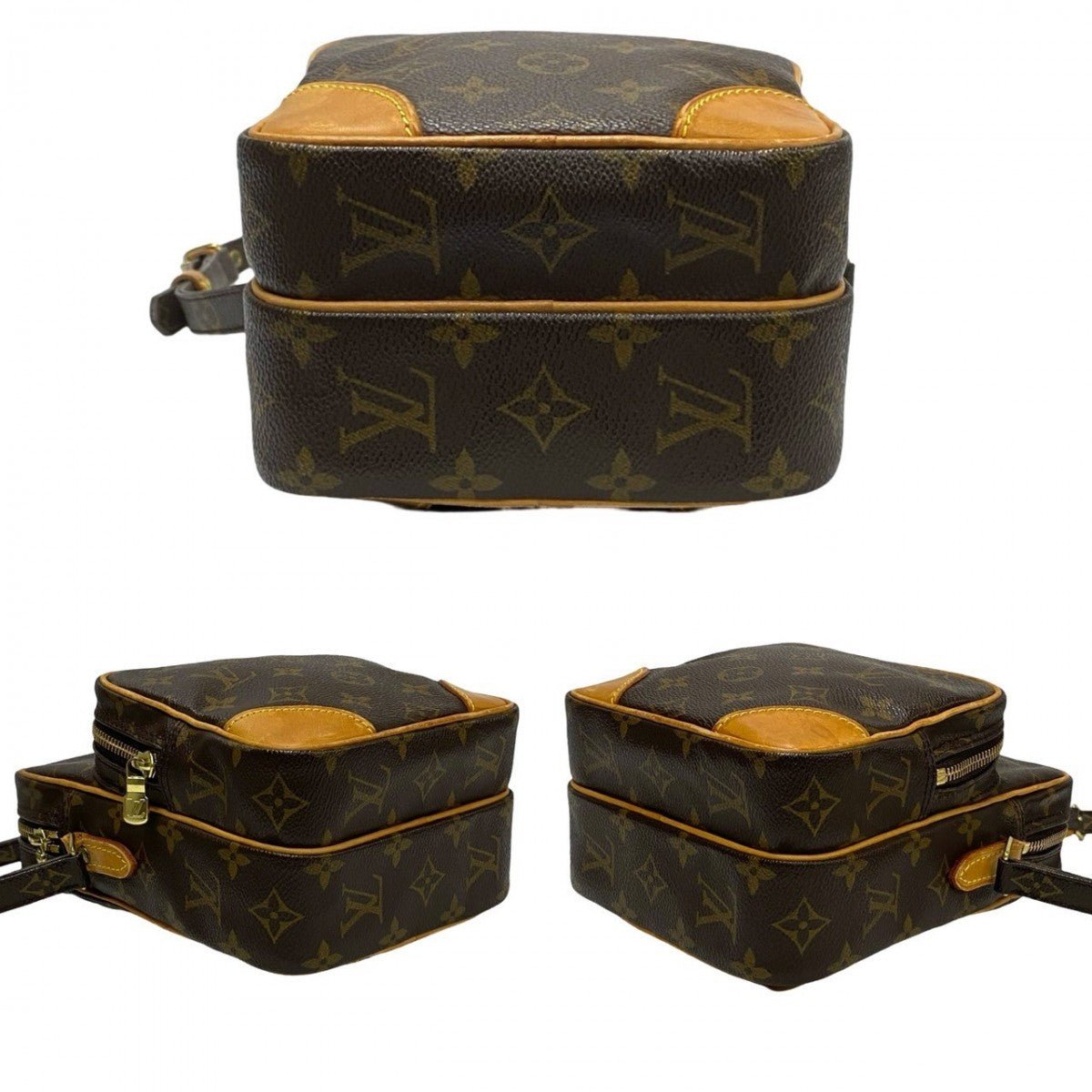 LOUIS VUITTON Shoulder Bag Leather, PVC Brown Monogram Amazone Women(Unisex) Used | AlmaBagz - Image 6