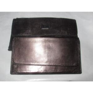 Gucci Brown Snakeskin And Smooth Leather Vintage Wallet | AlmaBagz