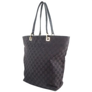 GUCCI Handbag 002.1098 GG canvas black Bucket bag unisex(Unisex) Used | AlmaBagz