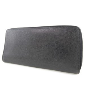 LOUIS VUITTON Long Wallet Purse M32822 Taiga black Zippy Wallet Vertical unisex(Unisex) Used | AlmaBagz