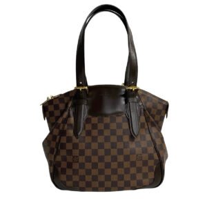LOUIS VUITTON Handbag Leather, PVC Brown Damier Verona MM Women Used | AlmaBagz