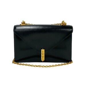 HERMES Shoulder Bag Box scarf black Alcazar Women Used | AlmaBagz