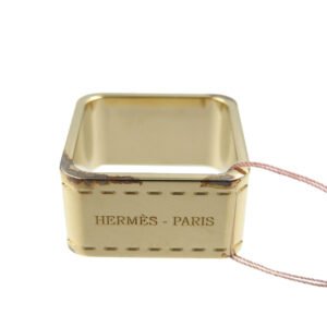 HERMES Scarf ring metal gold Boulduk | AlmaBagz