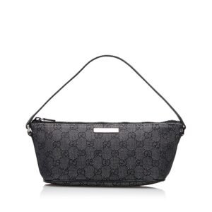 Gucci GG Canvas Boat Baguette | AlmaBagz