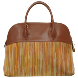 HERMES Handbag Boxcalf, Vibrato Noazette Bored 35 | AlmaBagz