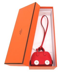 HERMES key ring Shave Rouge coo Bolide on Wheels | AlmaBagz