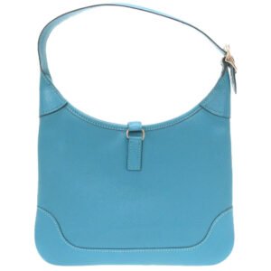 HERMES Shoulder Bag Shave Turquoise Trim 24 Women Used | AlmaBagz
