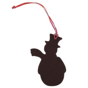 HERMES key ring Epsom , Togo Brown Bag charm Petit Ash Women Used | AlmaBagz