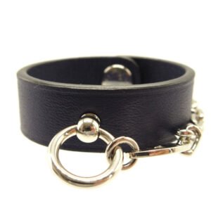 HERMES key ring leather Navy | AlmaBagz