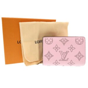 LOUIS VUITTON Bifold Wallet M80629 Monogram Mahina rose jasmine Monogram Mahina Portefeuille Claire Women Used | AlmaBagz