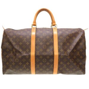 LOUIS VUITTON Boston Duffel bag M41426 Monogram canvas Brown Monogram Keepall 50 mens Used | AlmaBagz