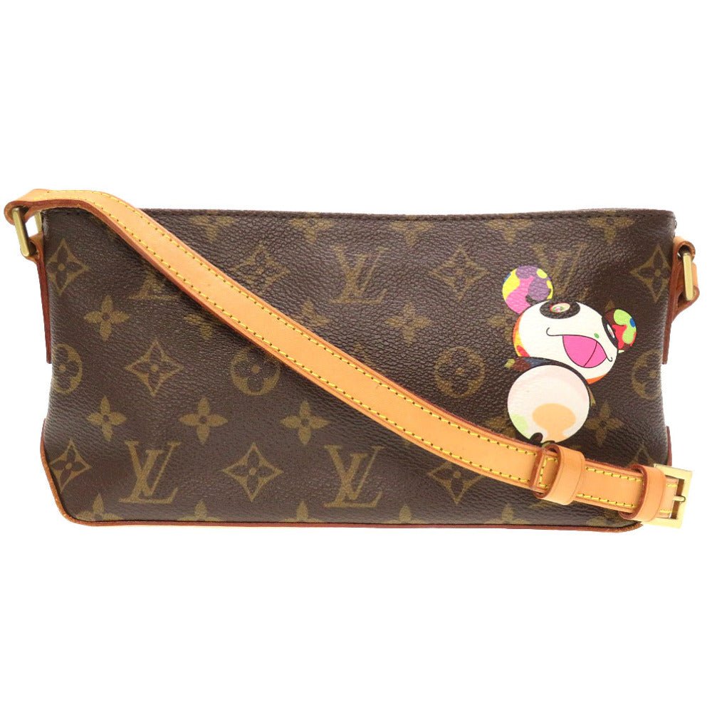 LOUIS VUITTON Shoulder Bag M51241 Monogram canvas Brown Monogram panda Trotteur Takashi Murakami Women Used | AlmaBagz - Image 10