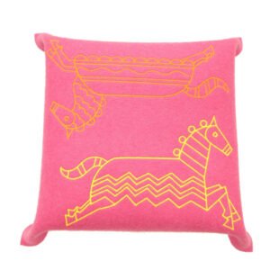 HERMES Other accessories felt Rose fuchsia Epope Vidoposh GM | AlmaBagz