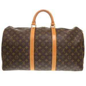 LOUIS VUITTON Boston Duffel bag M41426 Monogram canvas Brown Monogram Keepall 50 | AlmaBagz