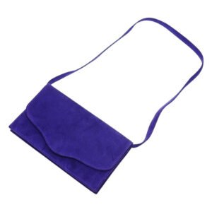 HERMES Shoulder Bag Doblis purple vintage Shoulder Clutch Bag Women Used | AlmaBagz