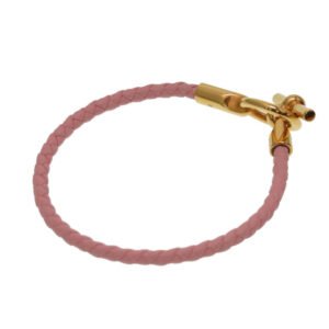 HERMES bracelet leather Rose cherry Grenan | AlmaBagz