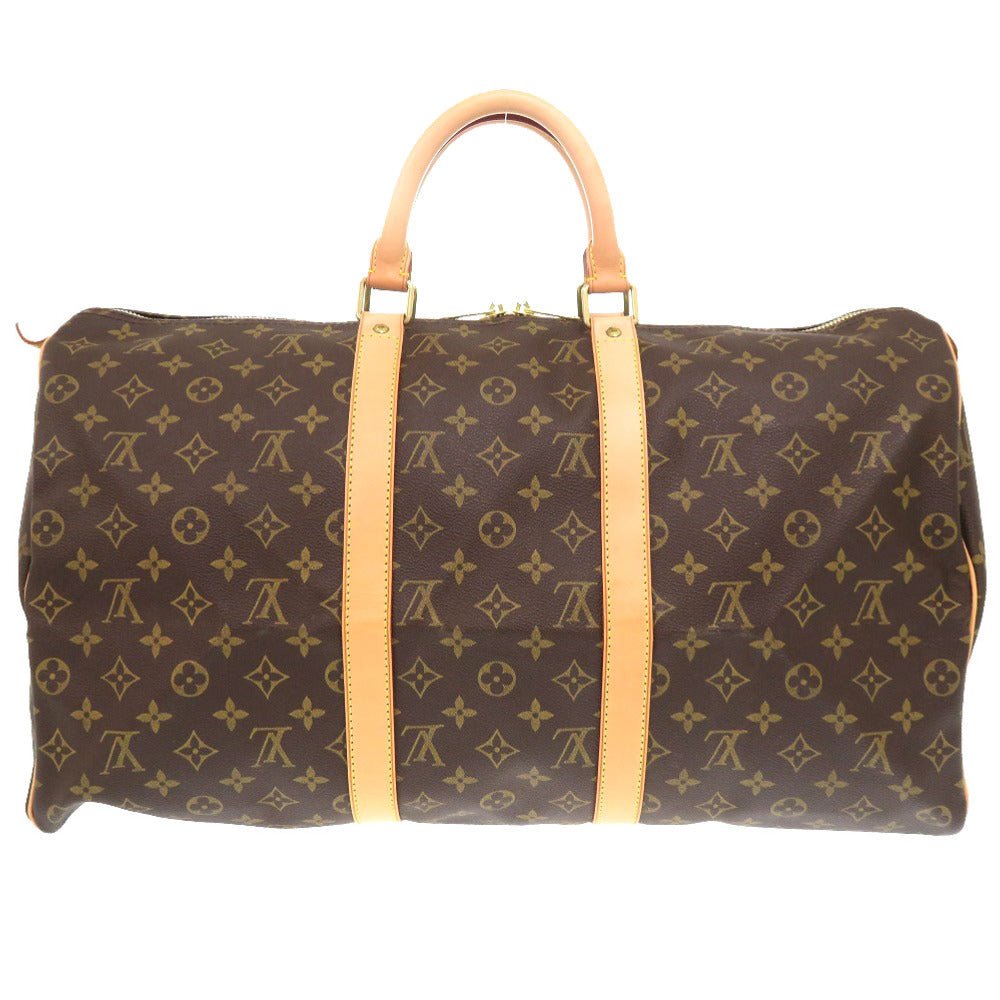 LOUIS VUITTON Boston Duffel bag M41426 Monogram canvas Brown Monogram Keepall 50 | AlmaBagz