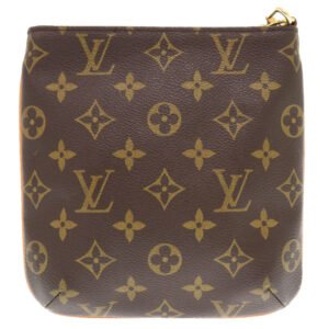 LOUIS VUITTON Pouch M51901 Monogram canvas Brown Monogram Partition Women Used | AlmaBagz