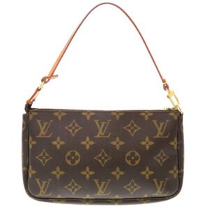LOUIS VUITTON Pouch M51980 Monogram canvas Brown Monogram Pochette Accessories Women Used | AlmaBagz