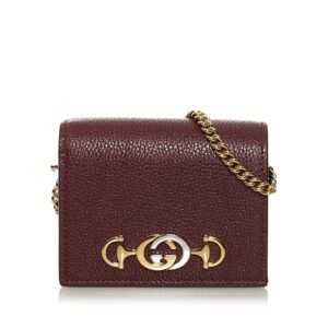 Gucci Zumi Leather Wallet Small Wallets | AlmaBagz