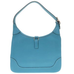 HERMES Shoulder Bag Shave Turquoise Trim 24 Women Used | AlmaBagz