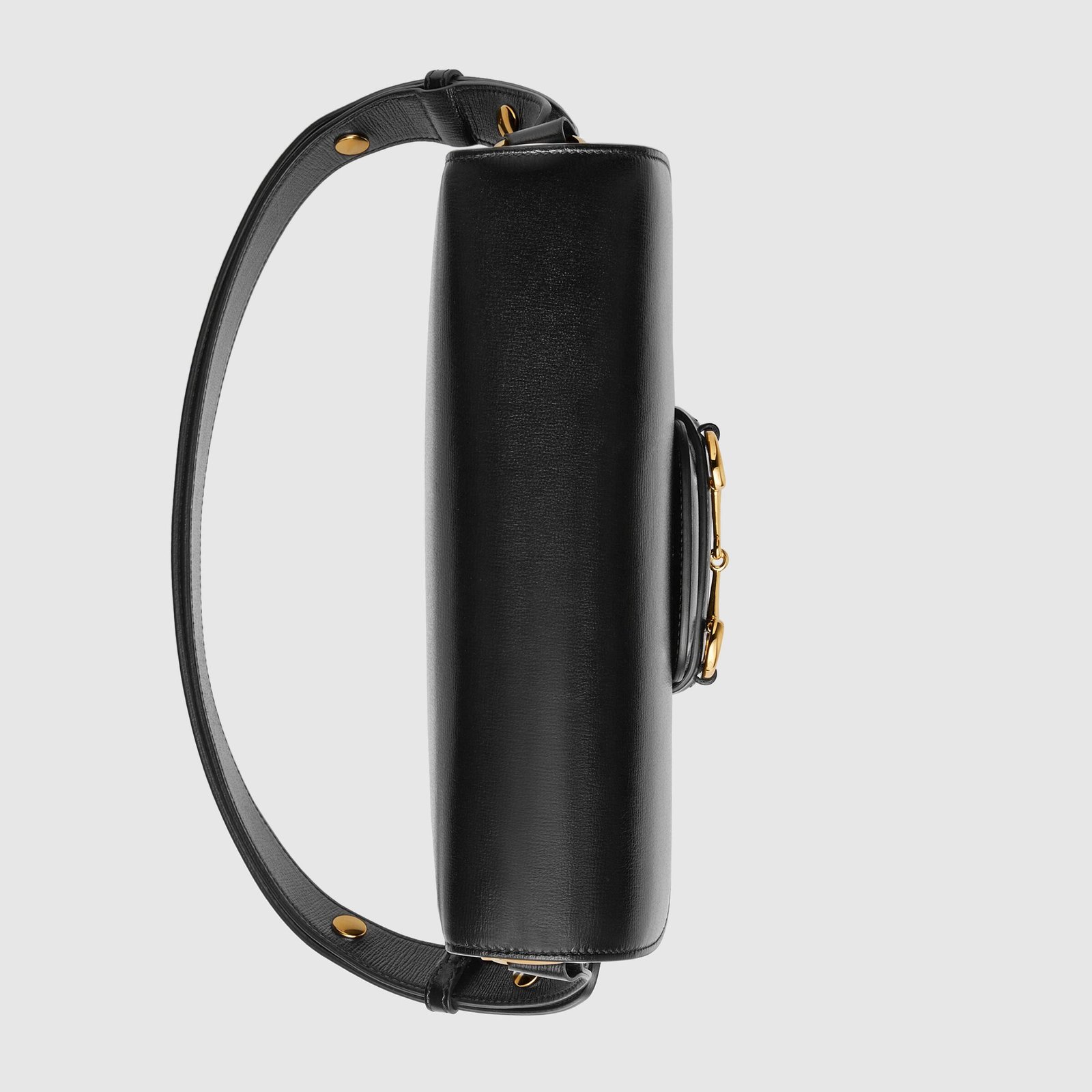 Gucci 1995 Horsebit Shoulder Bag Black | AlmaBagz - Image 6