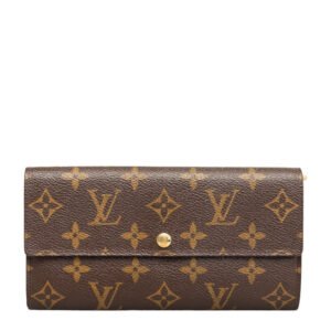 Louis Vuitton Monogram M61734 Long Wallet PVC Brown | AlmaBagz
