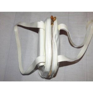 Gucci Vintage Ivory Patent Leather Satchel | AlmaBagz