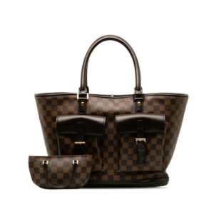 Louis Vuitton Louis Vuitton Damière N51120 Handbag PVC/Leather Brown | AlmaBagz