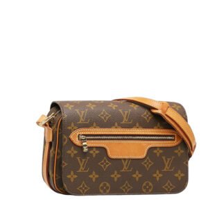 Louis Vuitton Monogram Saint Germain 24 Shoulder Bag M51210 Brown PVC Leather | AlmaBagz
