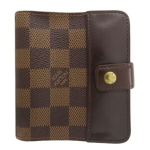 Louis Vuitton Damier Canvas Ebene Damier Canvas Wallet (Bi-Fold) | AlmaBagz