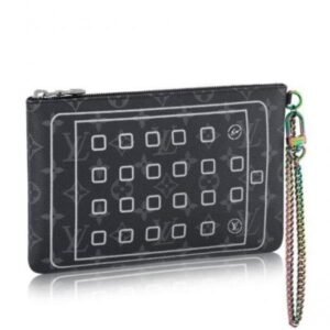 Louis Vuitton Ipad Pouch Monogram Eclipse Flash | AlmaBagz