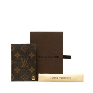 Louis Vuitton Monogram Porte Carte Credit Pression Card Case M60937 | AlmaBagz
