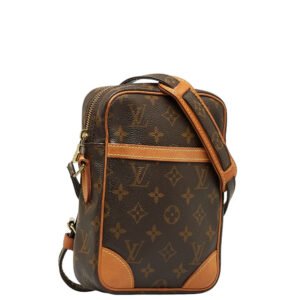 Louis Vuitton Monogram Danube Slipper Shoulder Bag M45266 Brown PVC Leather  Louis Vuitton | AlmaBagz