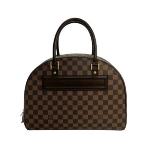 LOUIS VUITTON Handbag leather Brown Damier Norita | AlmaBagz