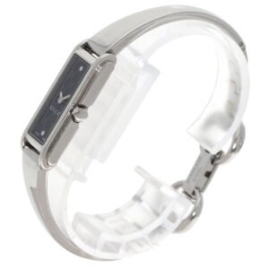 GUCCI Watches Quartz 109 Stainless Steel Silver G line black dial | AlmaBagz