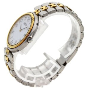 HERMES Watches Quartz Stainless Steel , SSxGP gold profile white dial mens Used | AlmaBagz