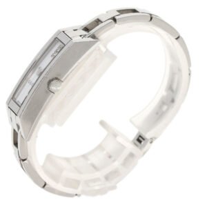 GUCCI Watches Quartz 110 Stainless Steel Silver Square Face 3P Diamond white dial | AlmaBagz