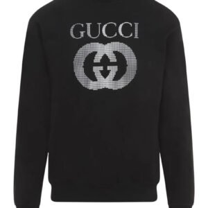 Gucci Men Interlocking G-Appliqué Sweatshirt | AlmaBagz