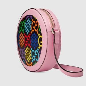 Gucci GG Psychedelic Round Shoulder Bag Pink | AlmaBagz