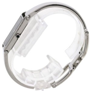 GUCCI Watches Quartz Stainless Steel , Stainless Steel Silver 1500L black dial Women Used | AlmaBagz