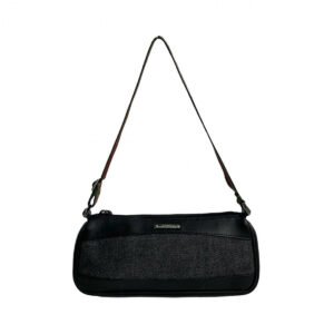 GUCCI Shoulder Bag leather black Sherry line | AlmaBagz