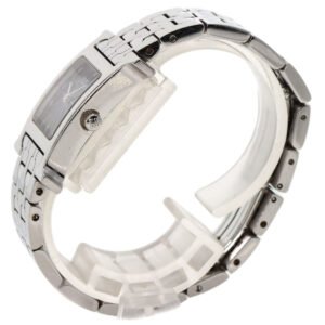 HERMES Watches Quartz HH1.210 Stainless Steel , Stainless Steel Silver H watch black dial Women Used | AlmaBagz