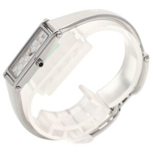 GUCCI Watches Quartz 1500L Stainless Steel , Stainless Steel Silver Square Face 1P Diamond Silver dial Women Used | AlmaBagz