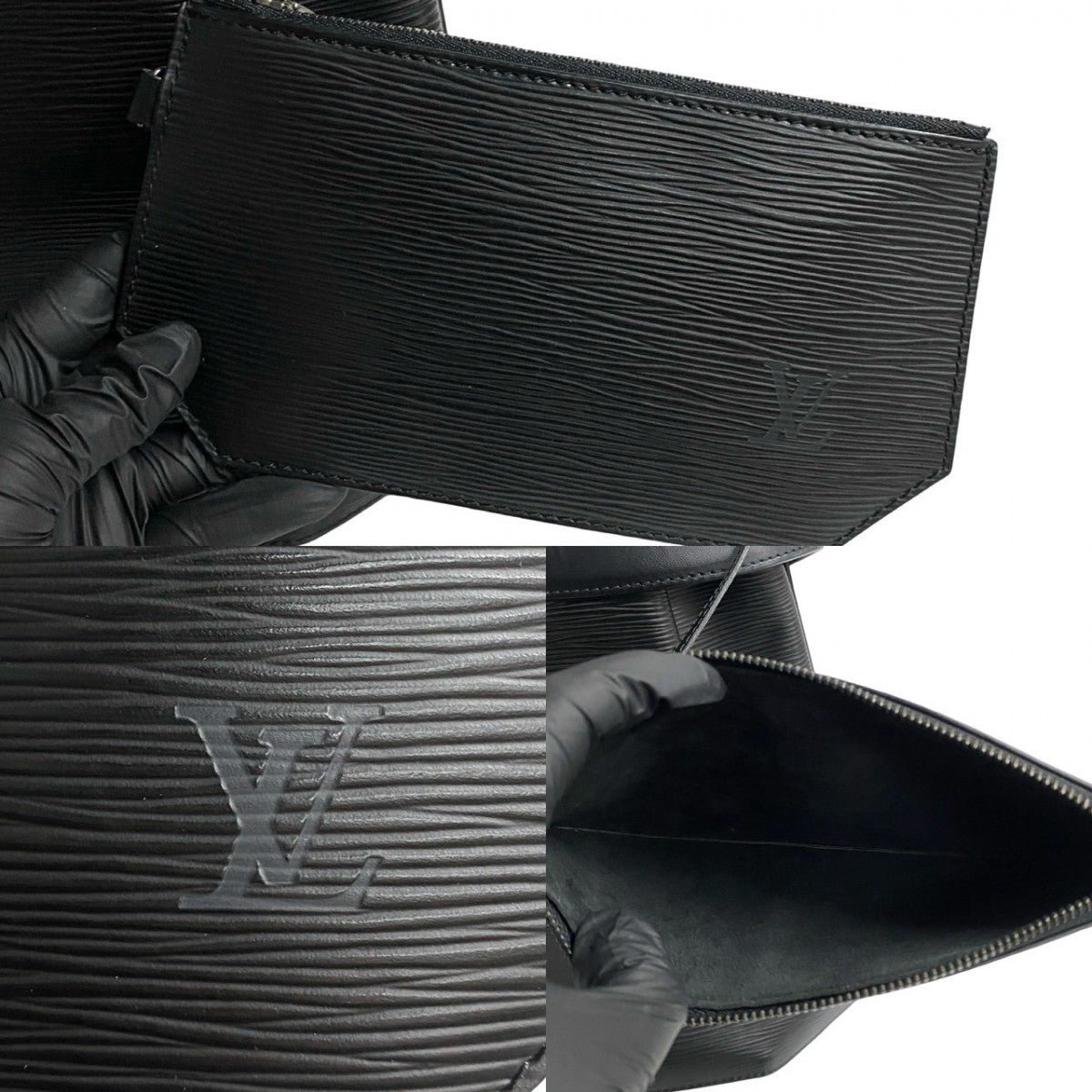 LOUIS VUITTON Shoulder Bag leather black Epi Sac de Paul GM | AlmaBagz - Image 9